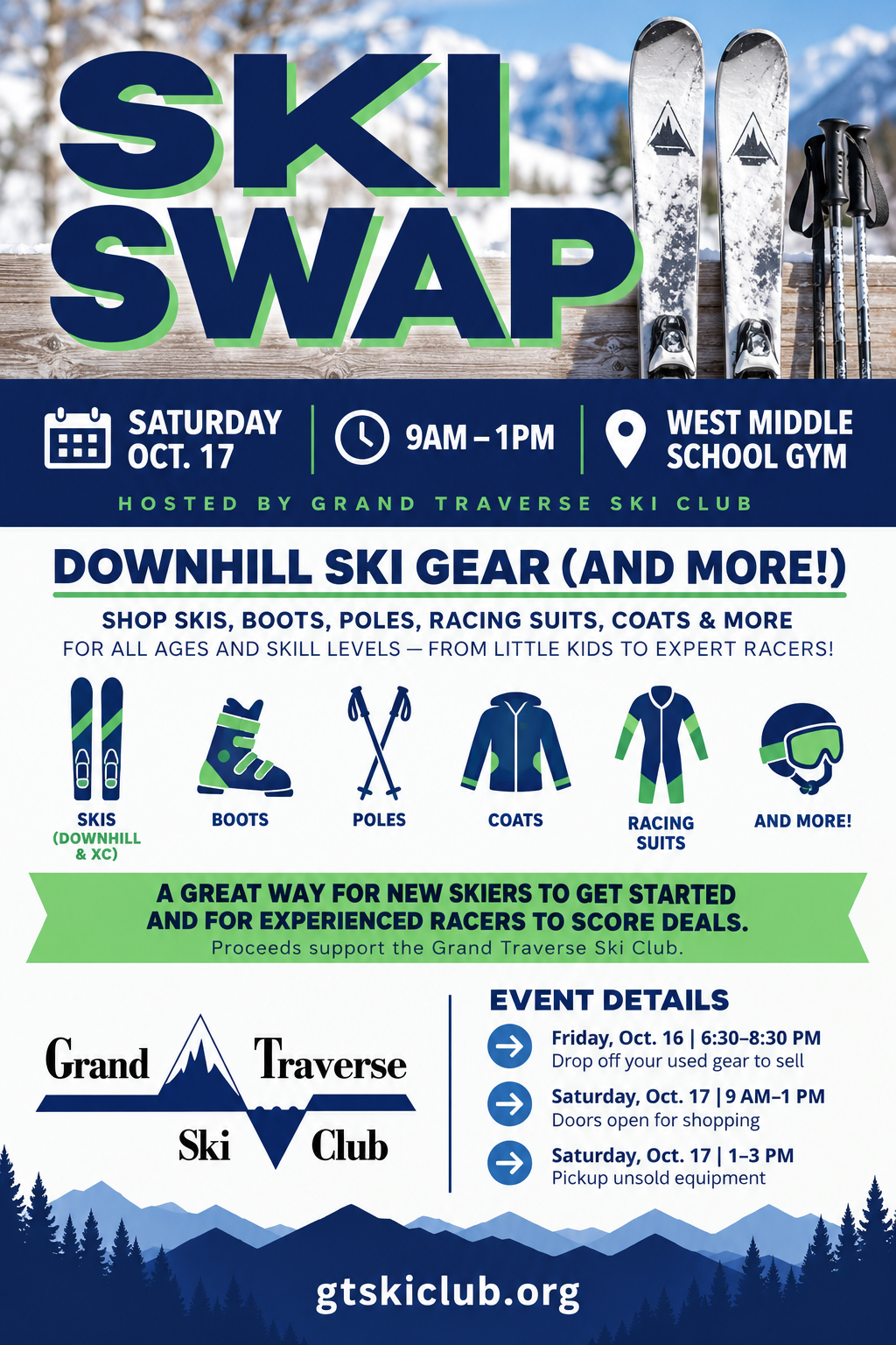 2026 Grand Traverse Ski Club Ski Swap
